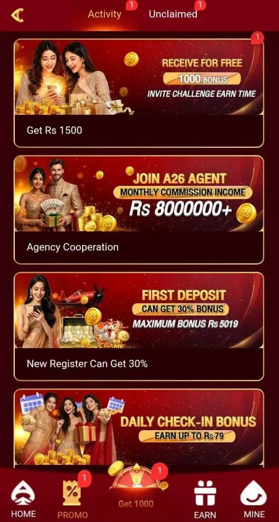 A26 Game Bonuses