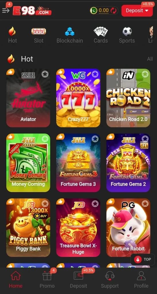 E98 All Games