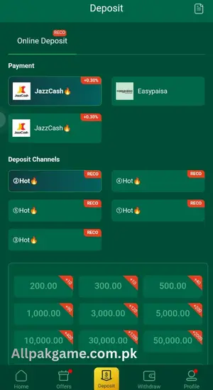 EU777 Game Deposit