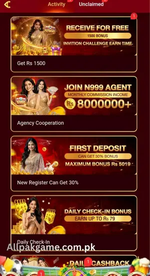 N 999 Game Bonuses