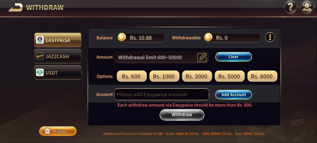 ROYALX777 Game Withdraw