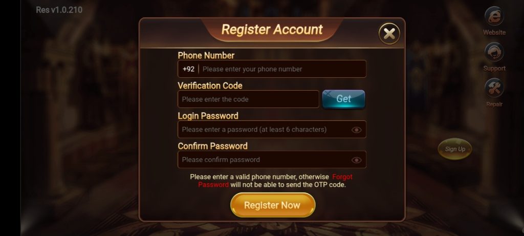 Z3 Game Register