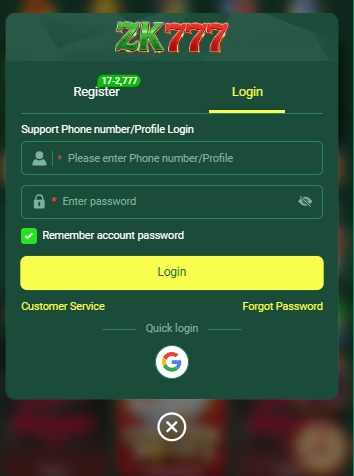ZK777 Game Register